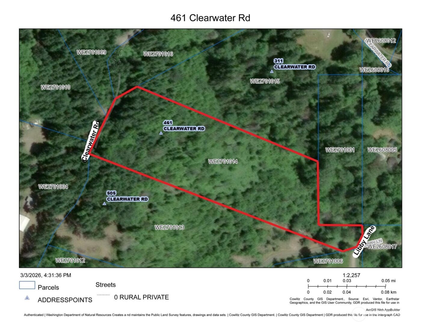 461 Clearwater Road , Kelso, WA 98626