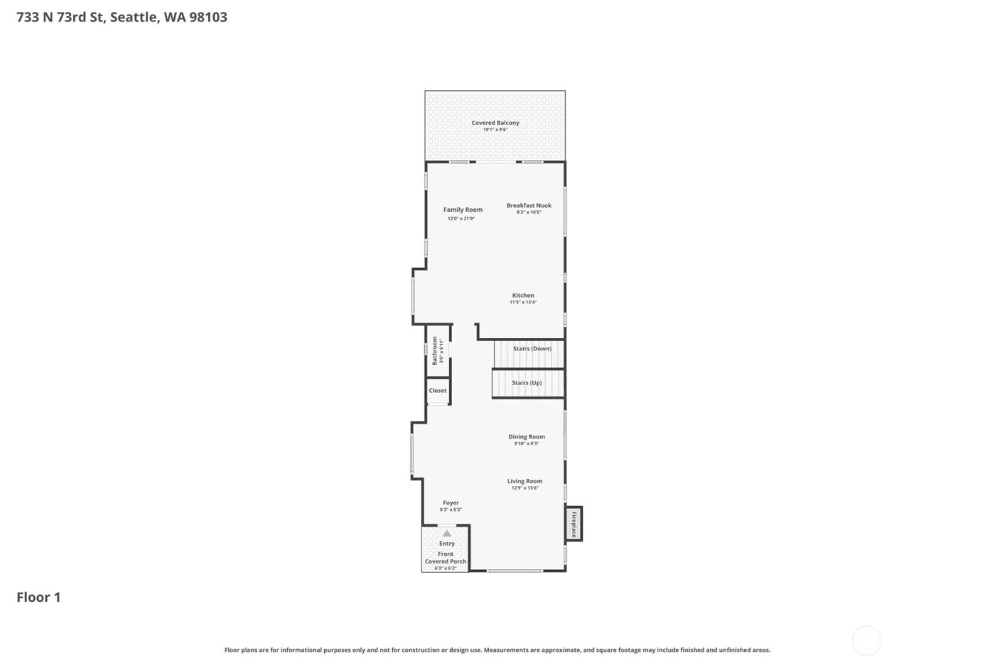 733 N 73rd Street , Seattle, WA 98103