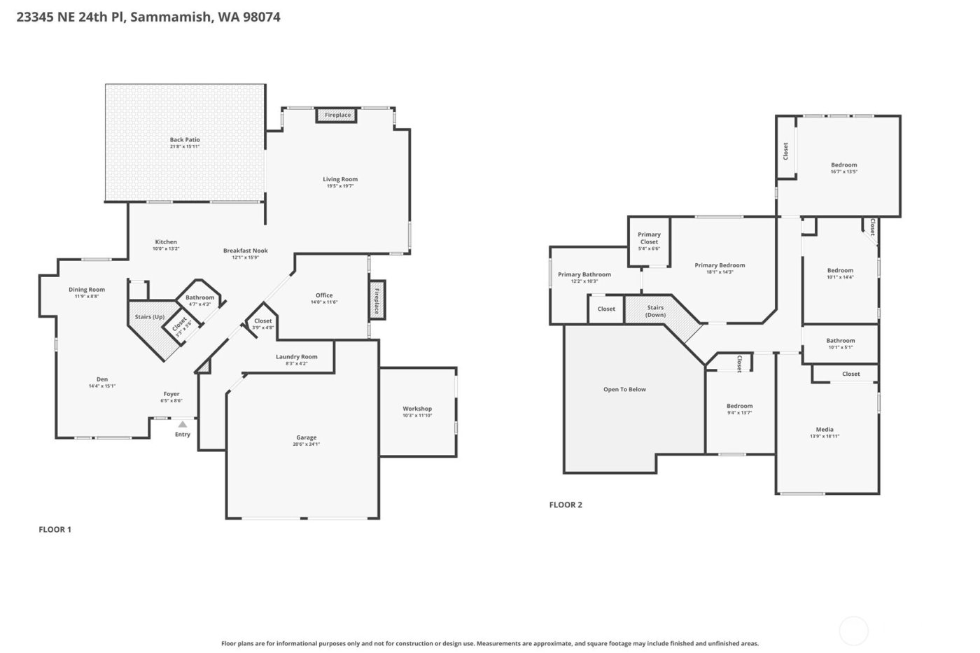23345 NE 24th Place , Sammamish, WA 98074