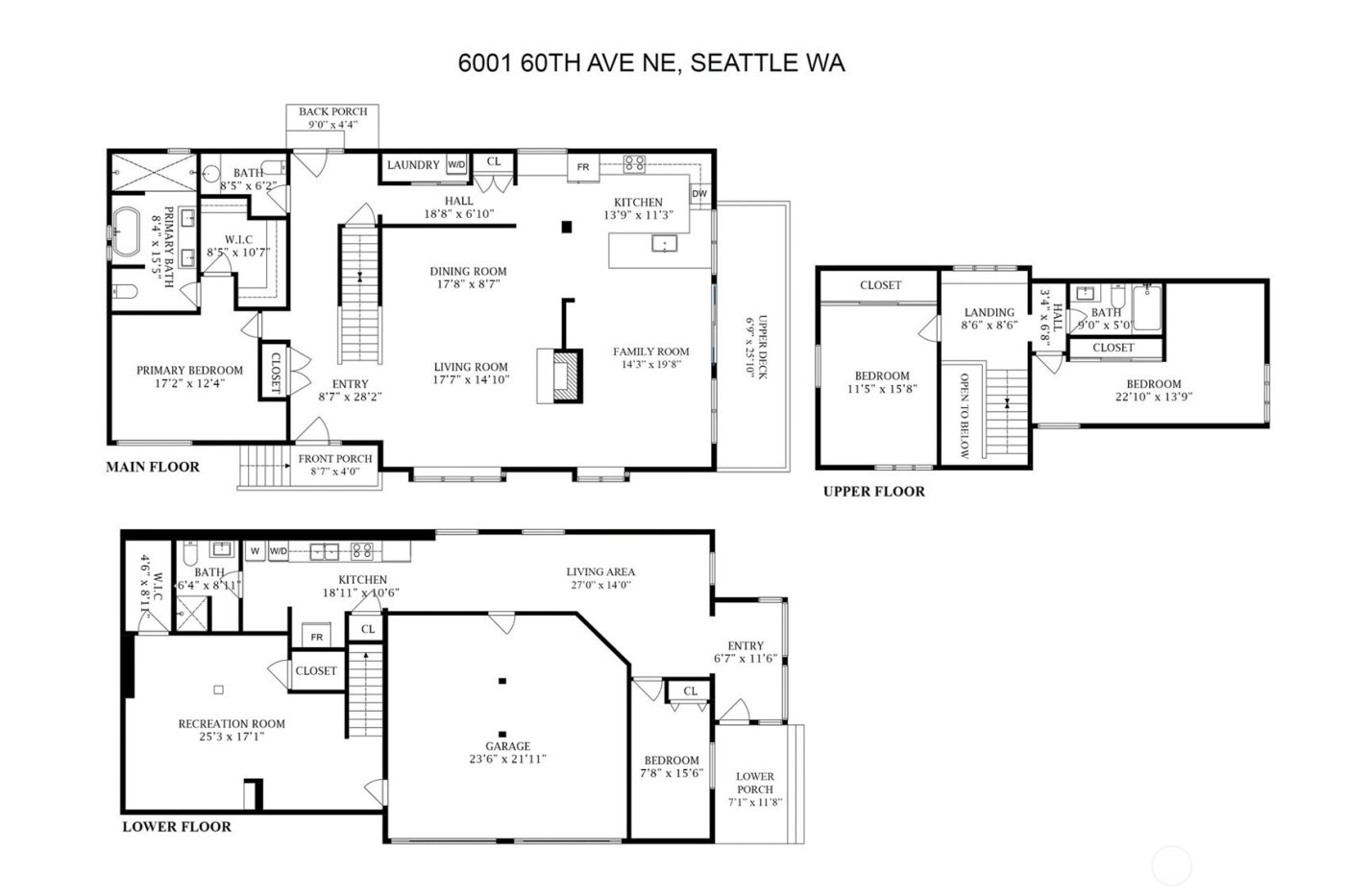 6001 60th Avenue NE, Seattle, WA 98115-7909