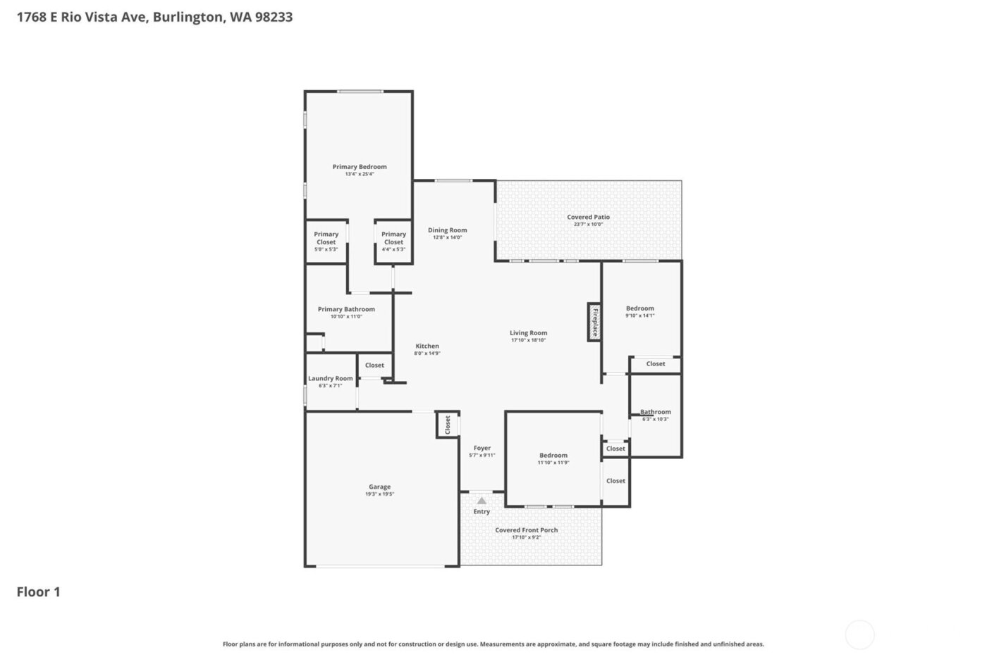 1768 E Rio Vista Avenue , Burlington, WA 98233