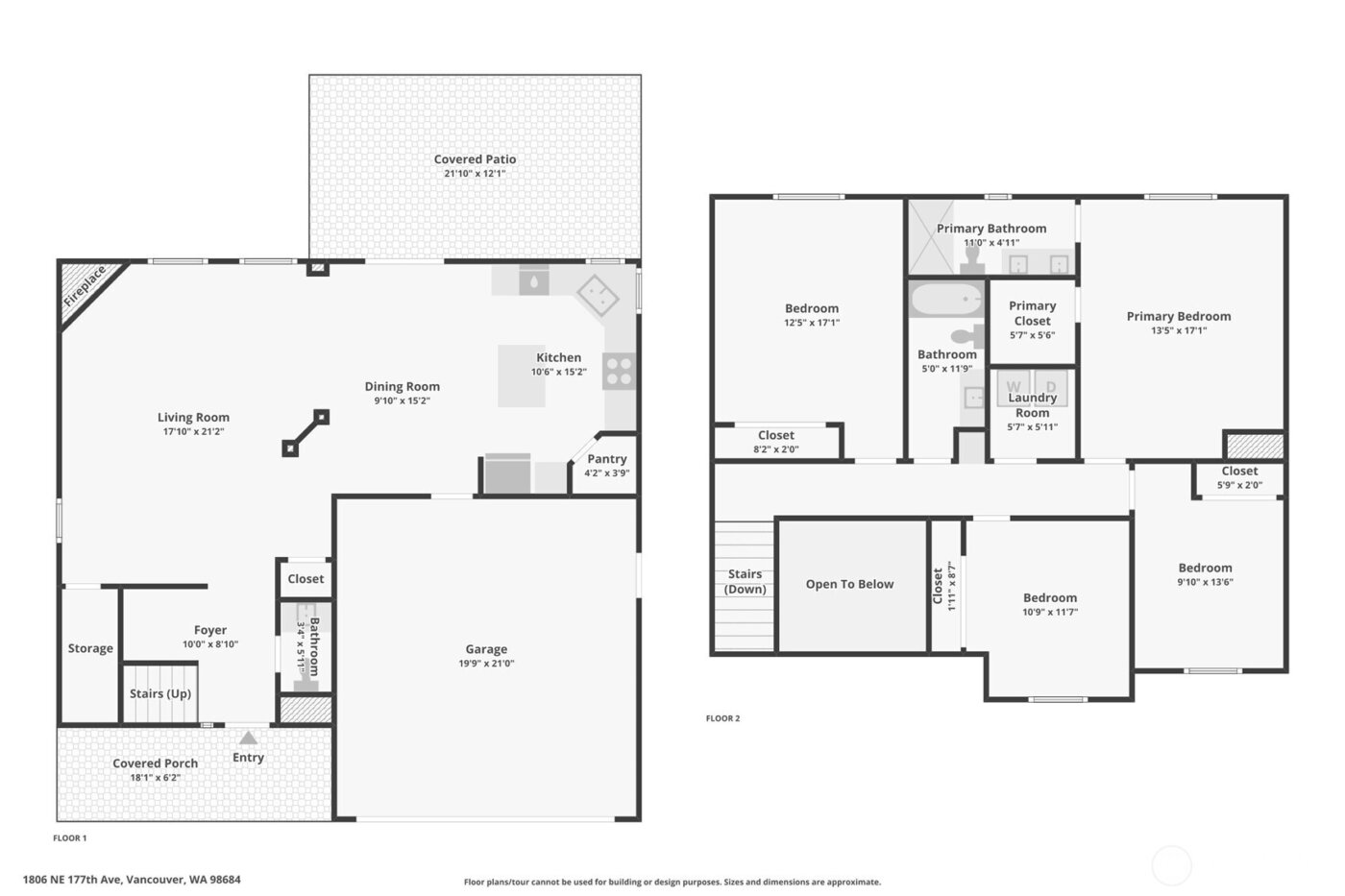 1806 NE 177th Avenue , Vancouver, WA 98684