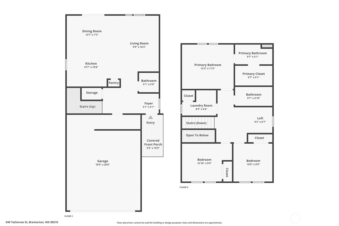 949 Tetherow Street , Bremerton, WA 98310