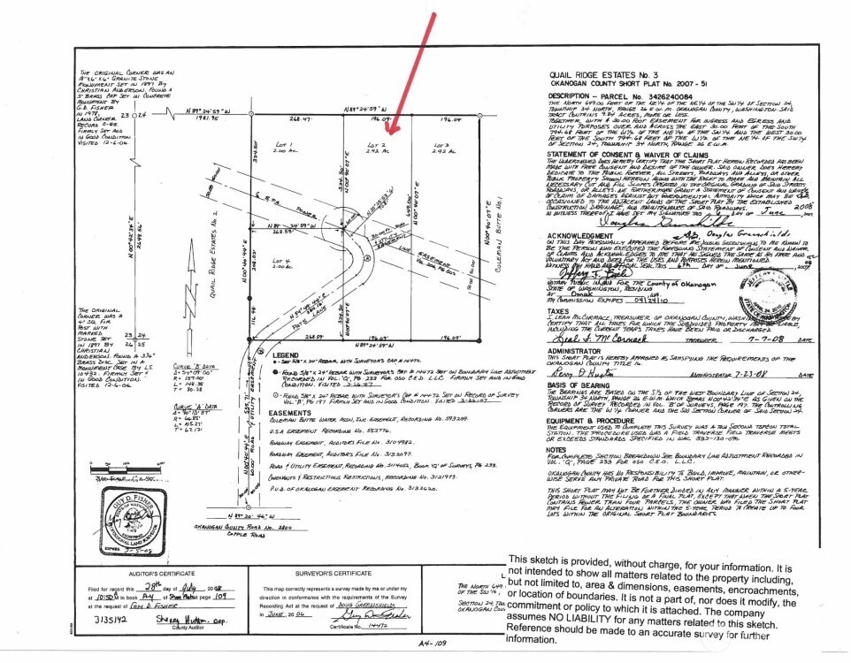2 TBD Lot 2 Pats Lane , Omak, WA 98841