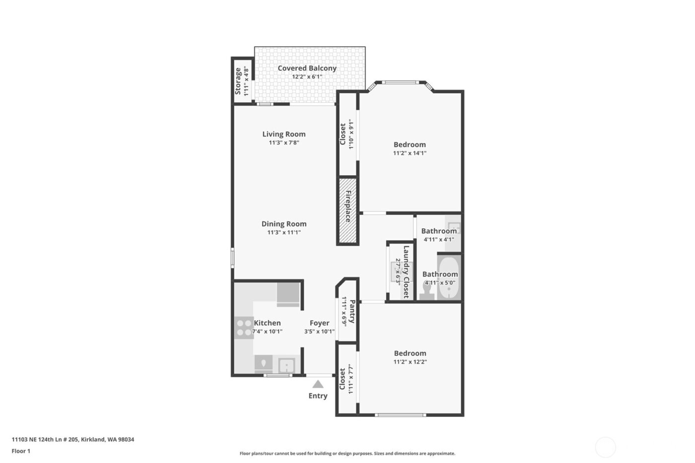 11103 NE 124th Lane #B205, Kirkland, WA 98034