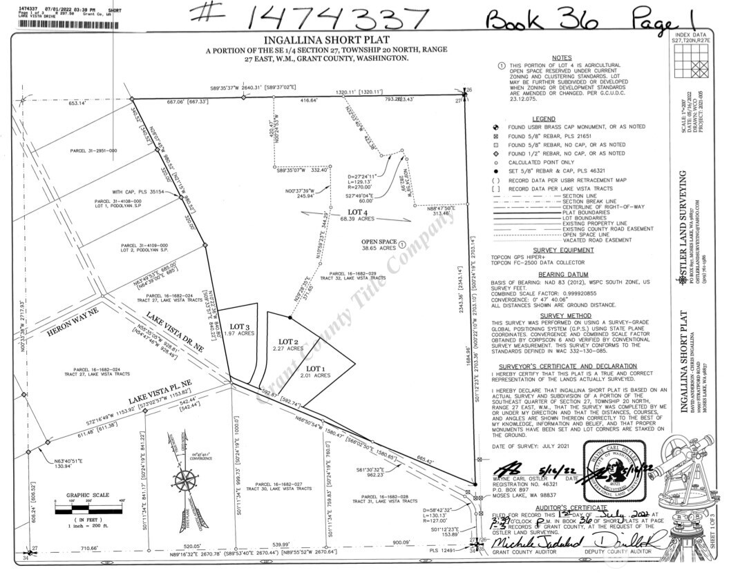 0 NNA Lake Vista Drive , Moses Lake, WA 98837