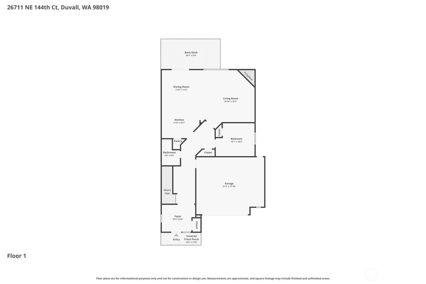 26711 NE 144th Court , Duvall, WA 98019-7808