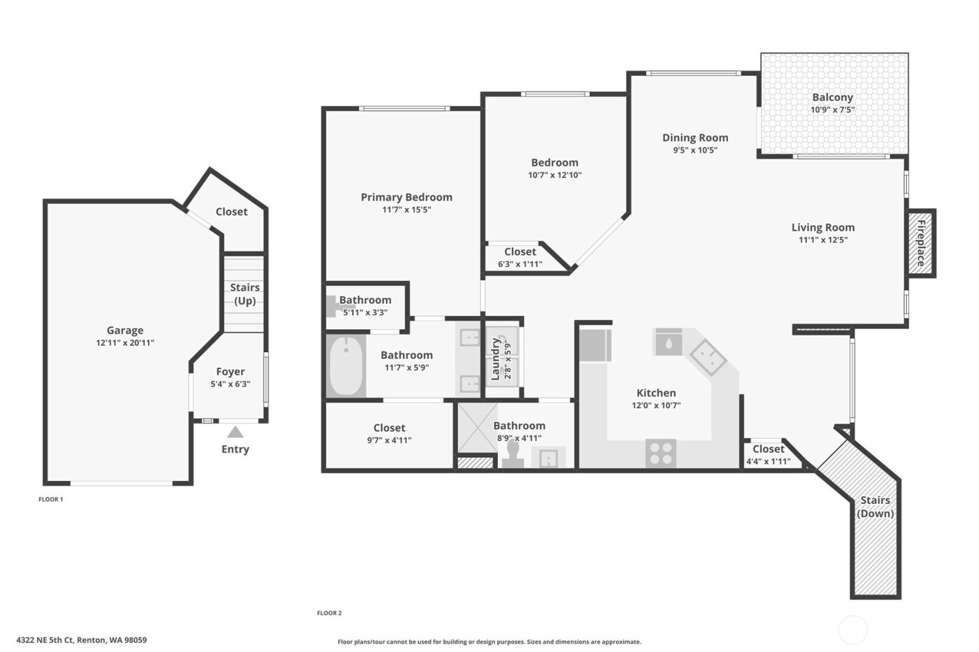 4322 NE 5th Court #105, Renton, WA 98059