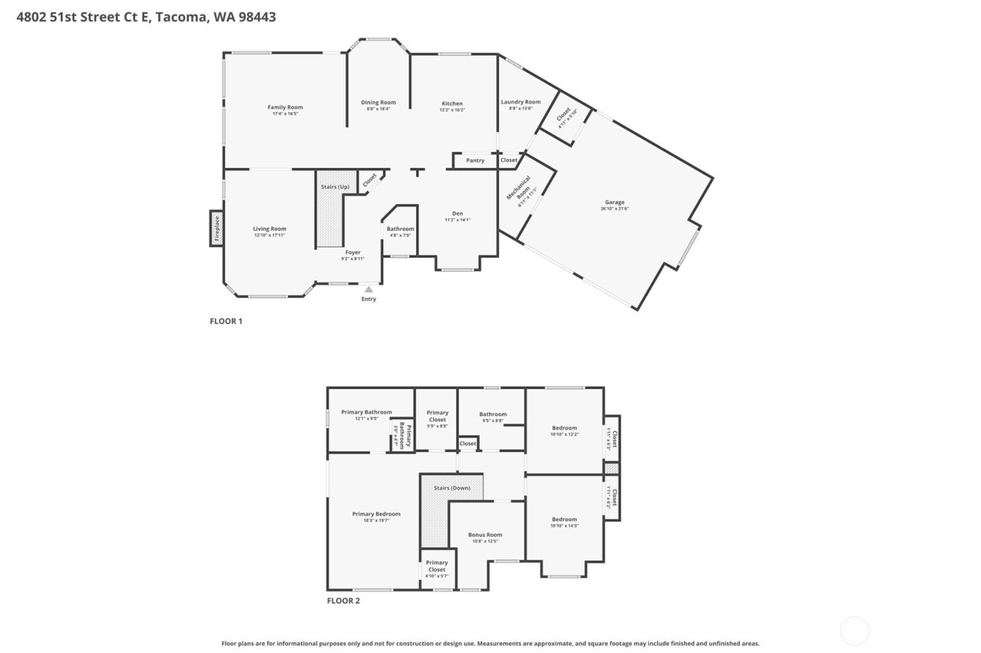 4802 51st Street Ct E, Tacoma, WA 98443