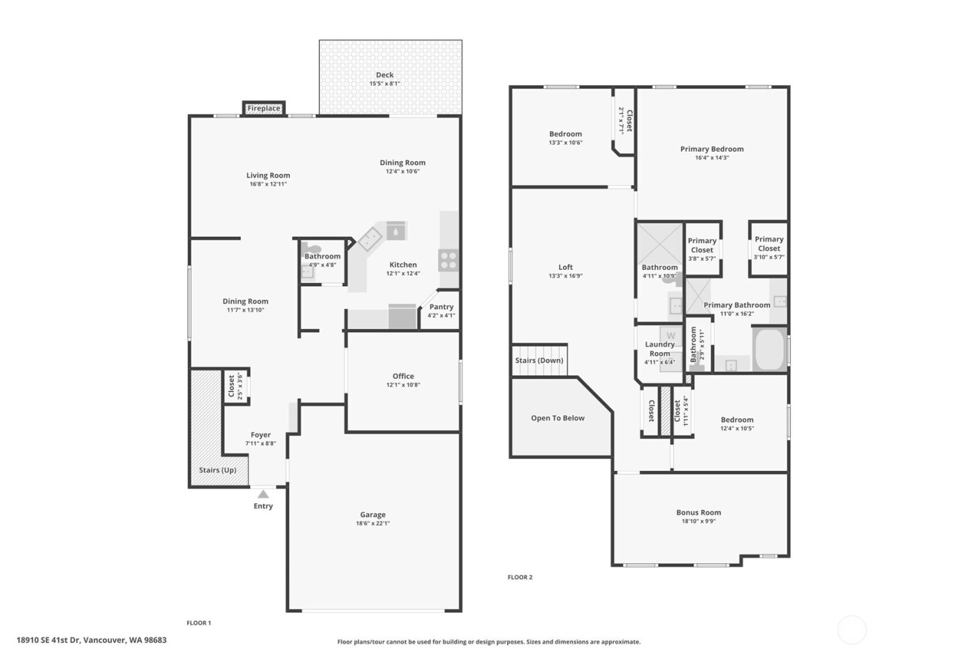 18910 SE 41ST Drive , Vancouver, WA 98683