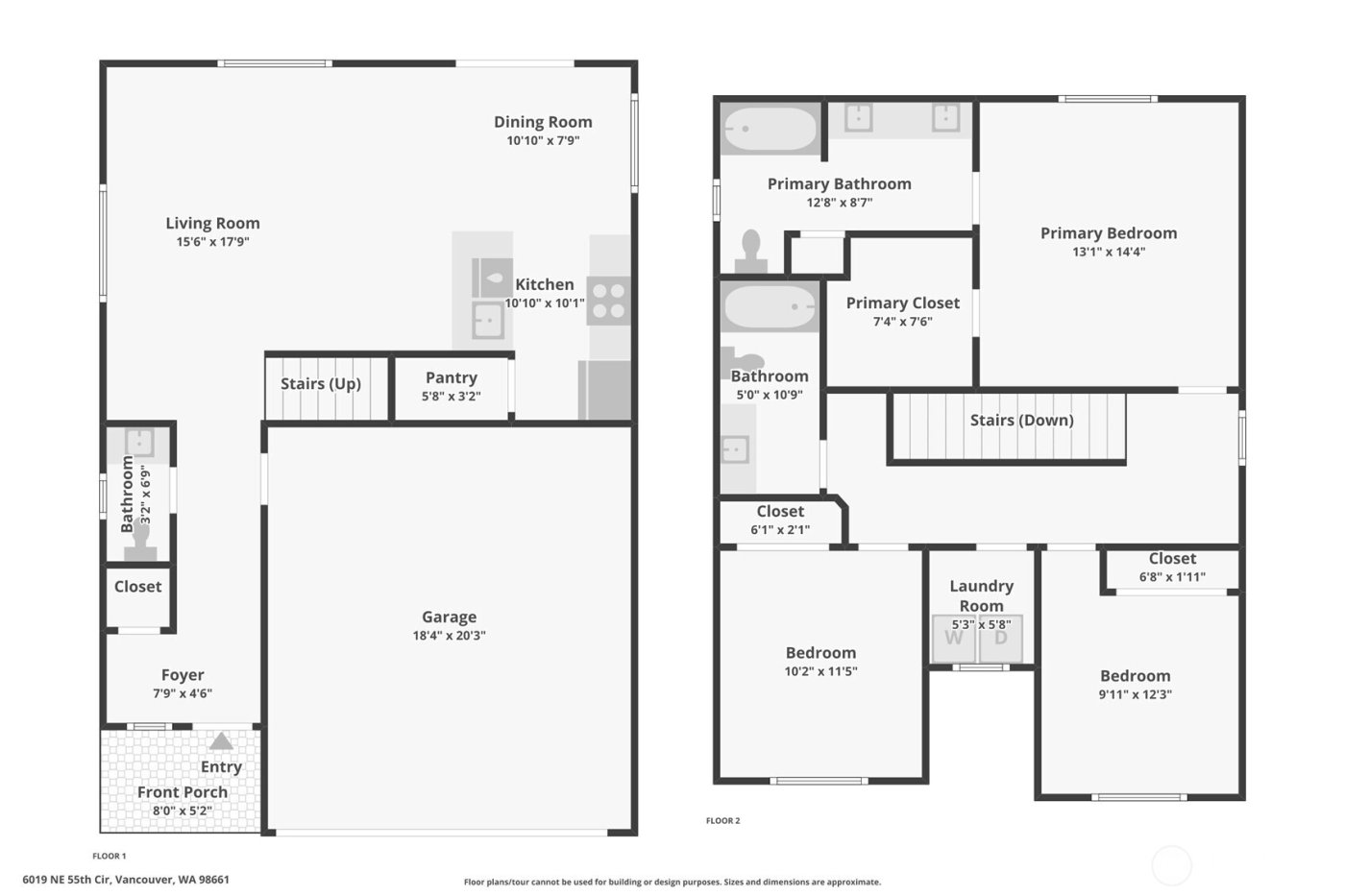 6019 NE 55th Circle , Vancouver, WA 98661