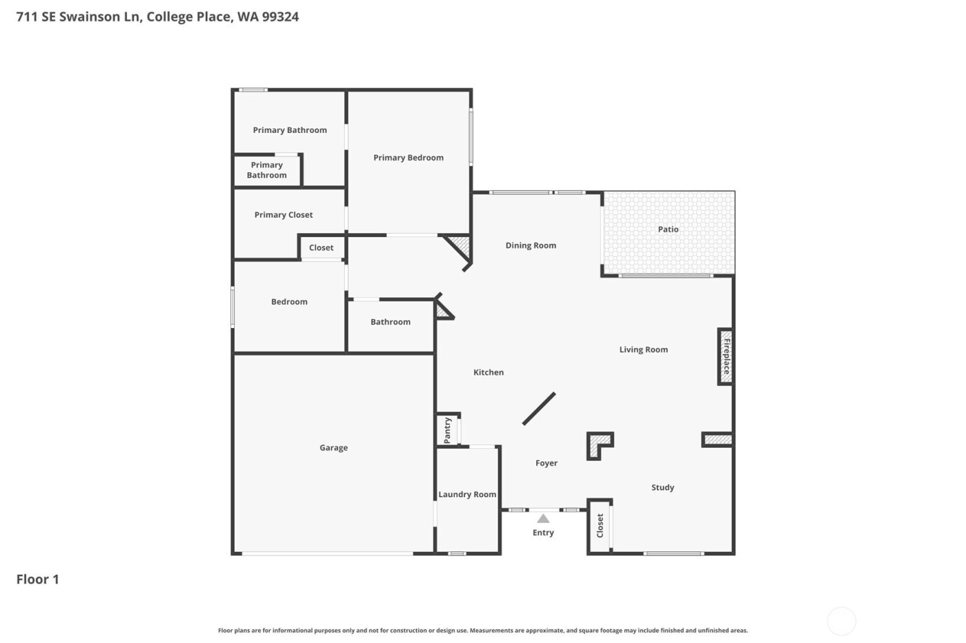 711 SE Swainson Lane , College Place, WA 99324