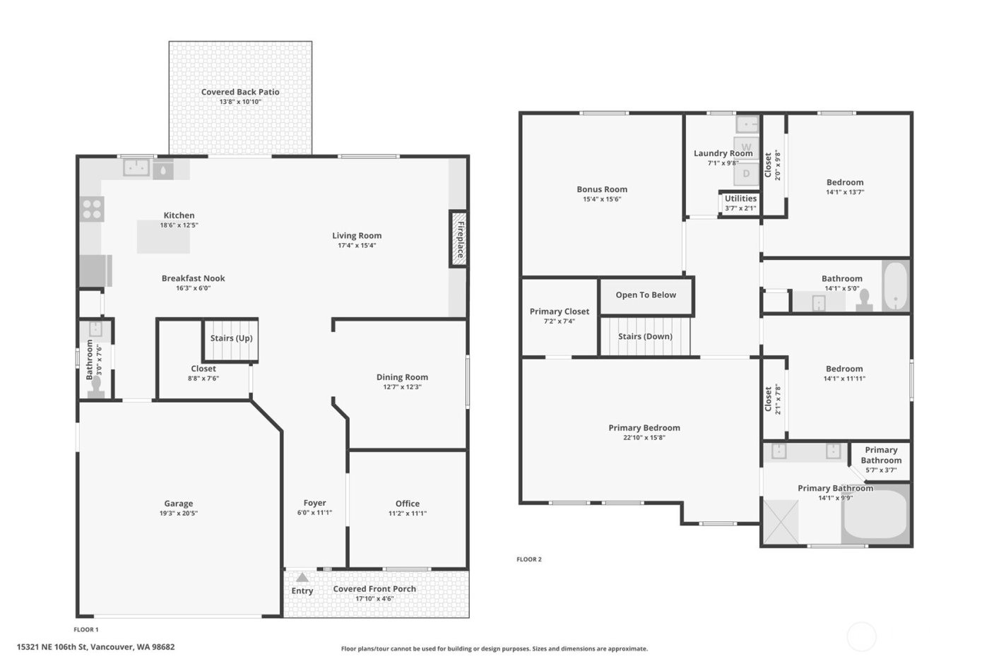 15321 NE 106th Street , Vancouver, WA 98682