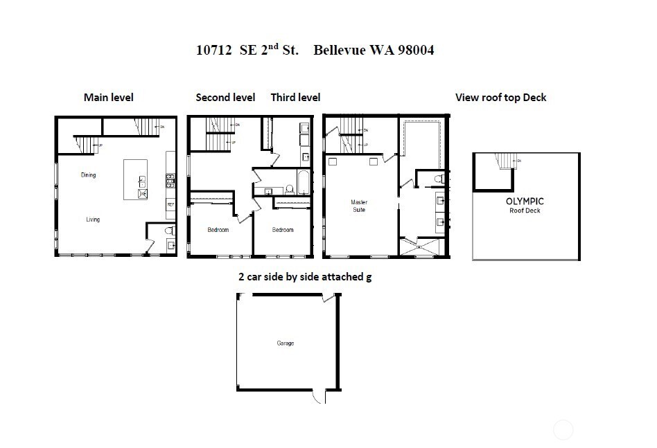 10712 SE 2nd Street , Bellevue, WA 98004-6206