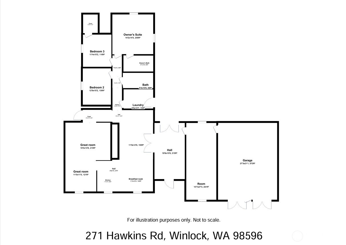 271 Hawkins Road , Winlock, WA 98596