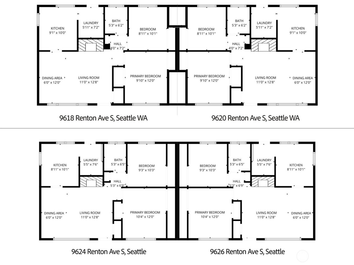 9624 Renton Avenue S #ABCD, Seattle, WA 98118