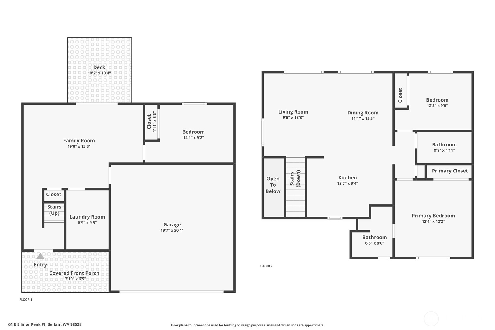 61 E Ellinor Peak Place , Belfair, WA 98528