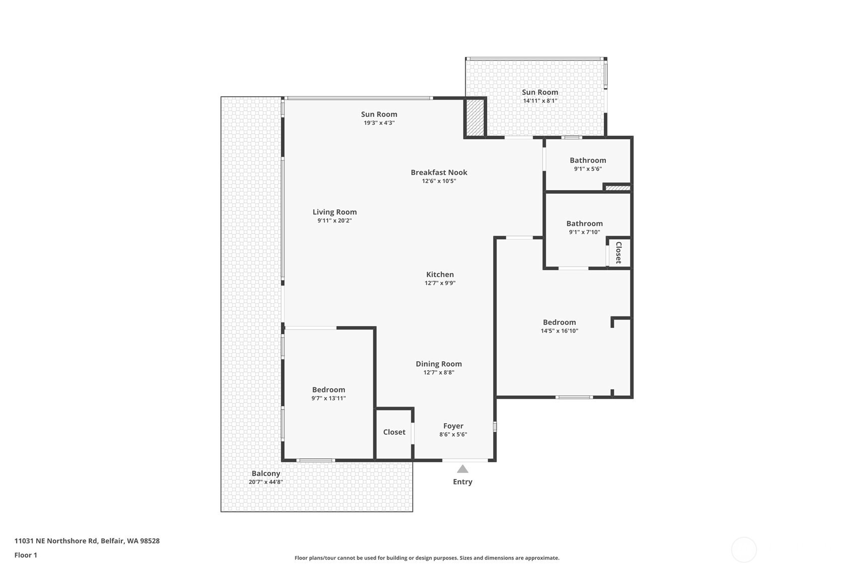 11031 NE North Shore Road , Belfair, WA 98528