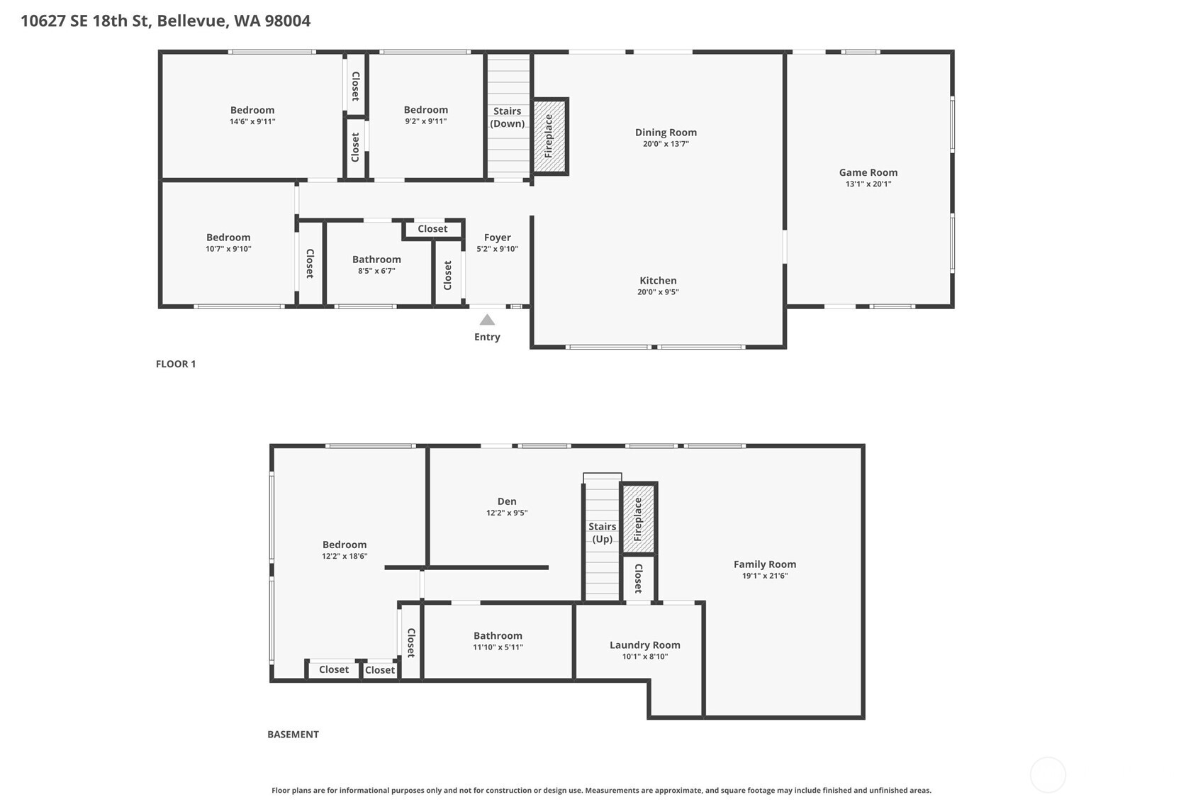 10627 SE 18th St , Bellevue, WA 98004