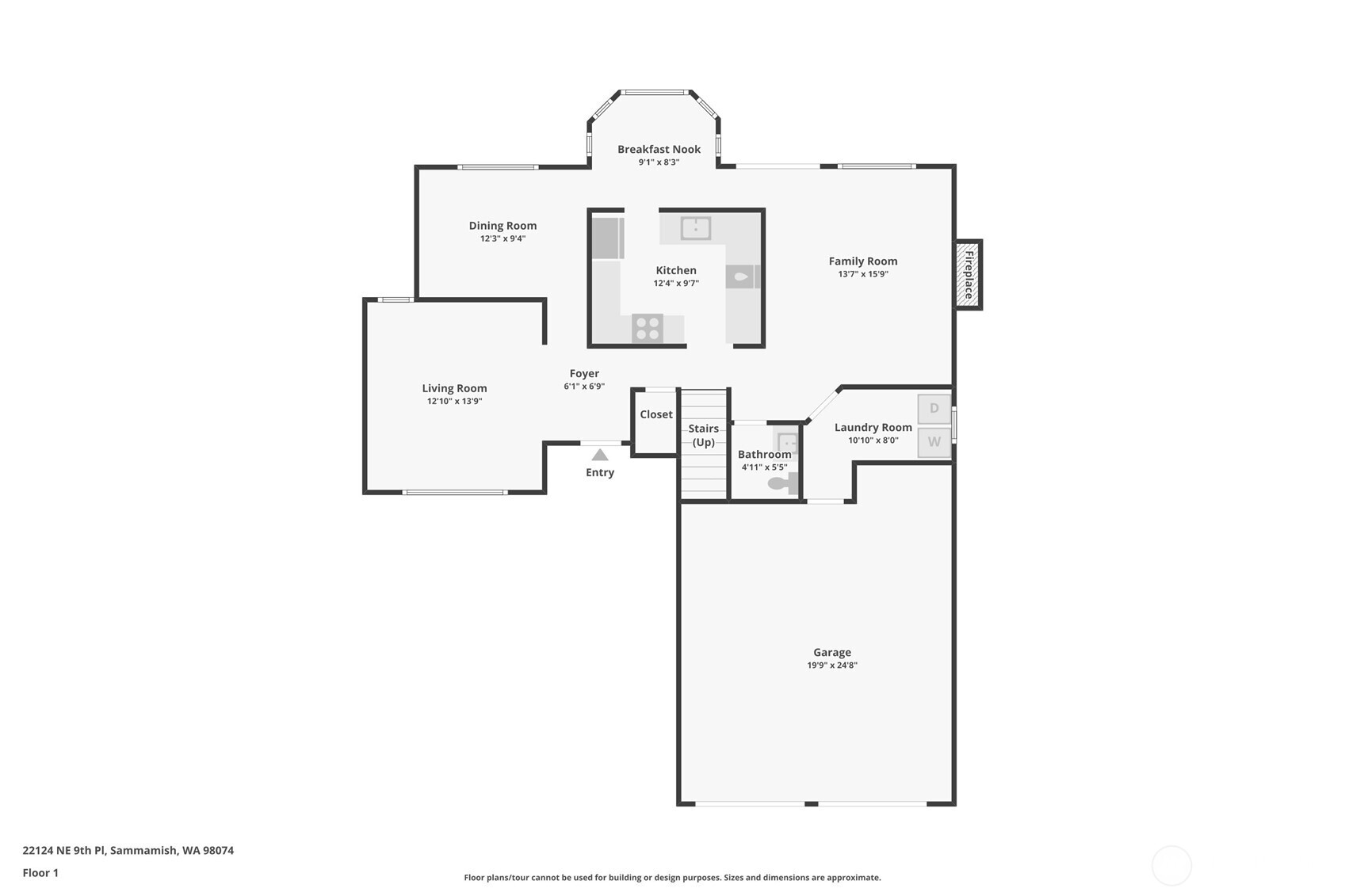 22124 NE 9th Place , Sammamish, WA 98074