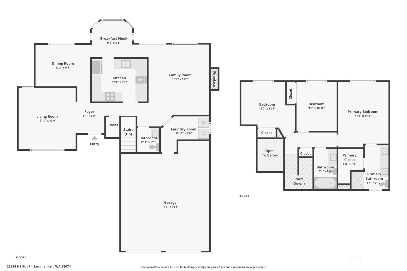 22124 NE 9th Place , Sammamish, WA 98074