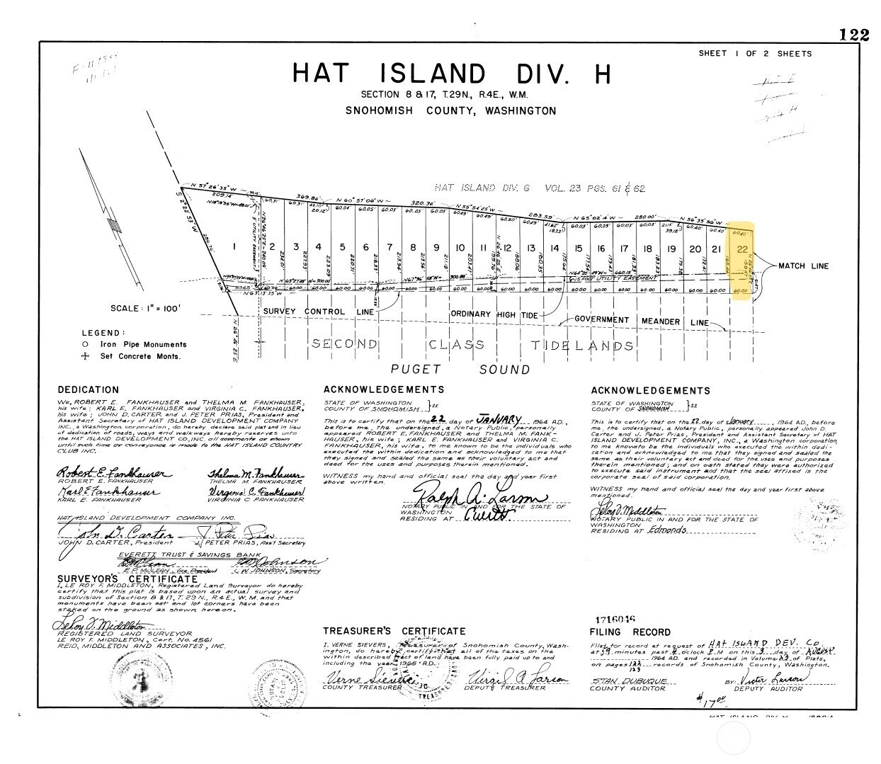 22 H S Beach Drive , Hat Island, WA 98206
