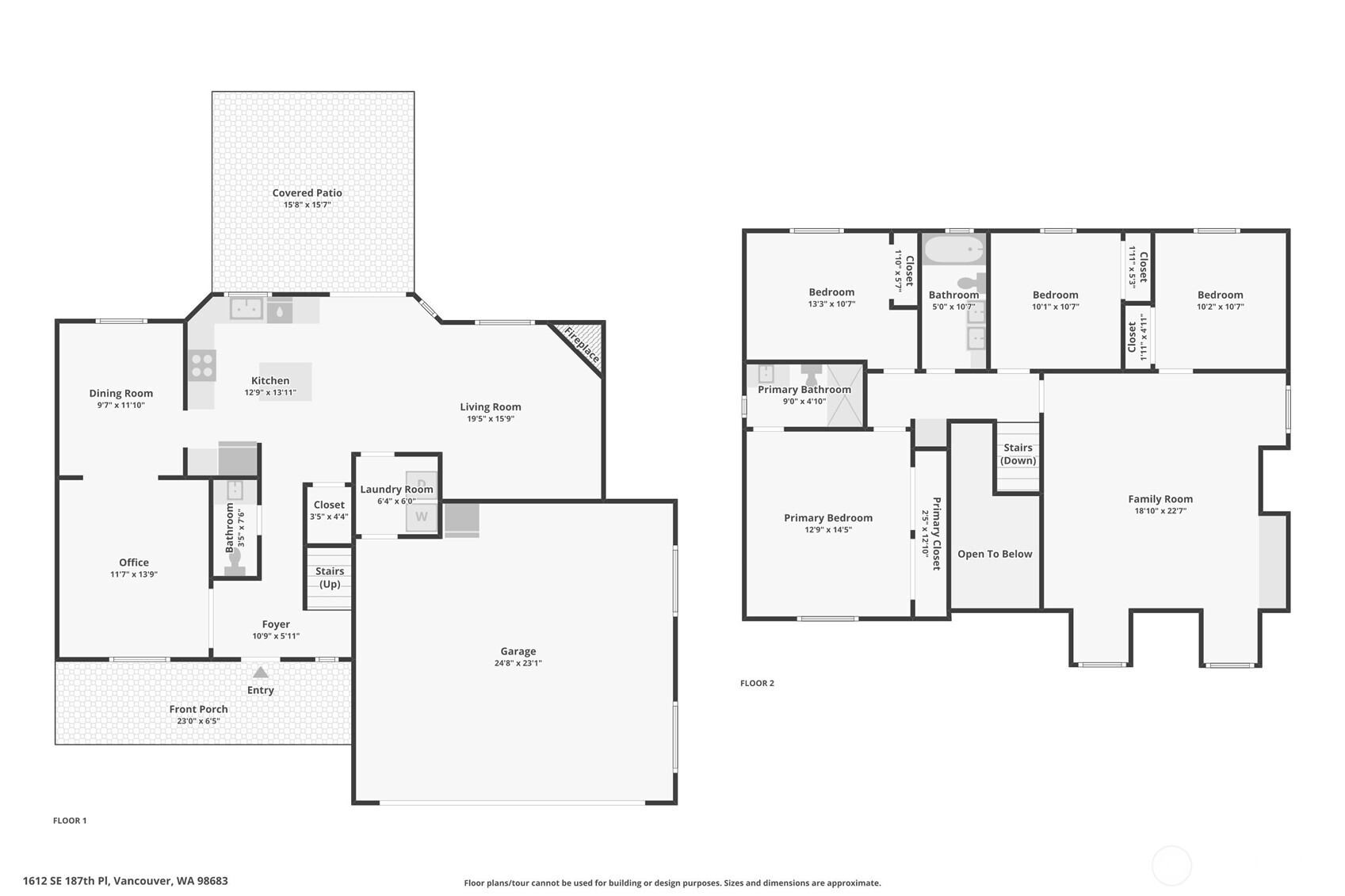 1612 SE 187th Place , Vancouver, WA 98683