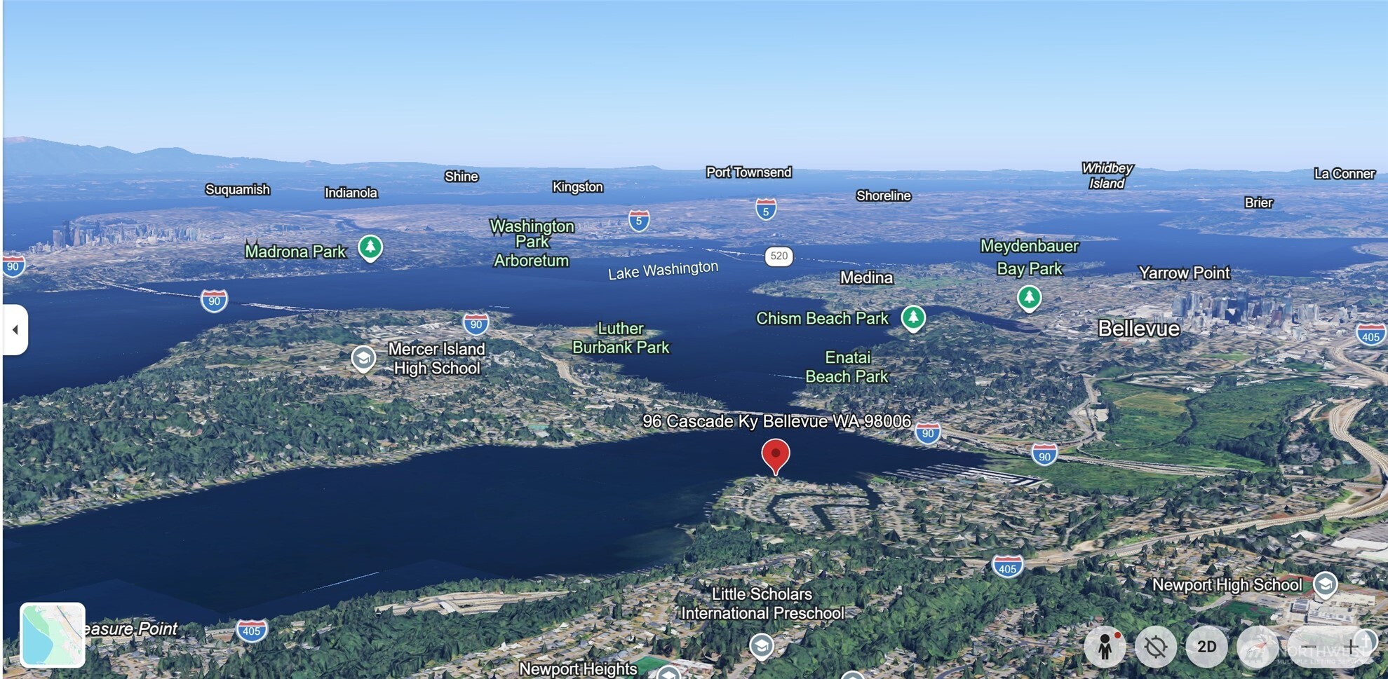 96 Cascade Ky , Bellevue, WA 98006