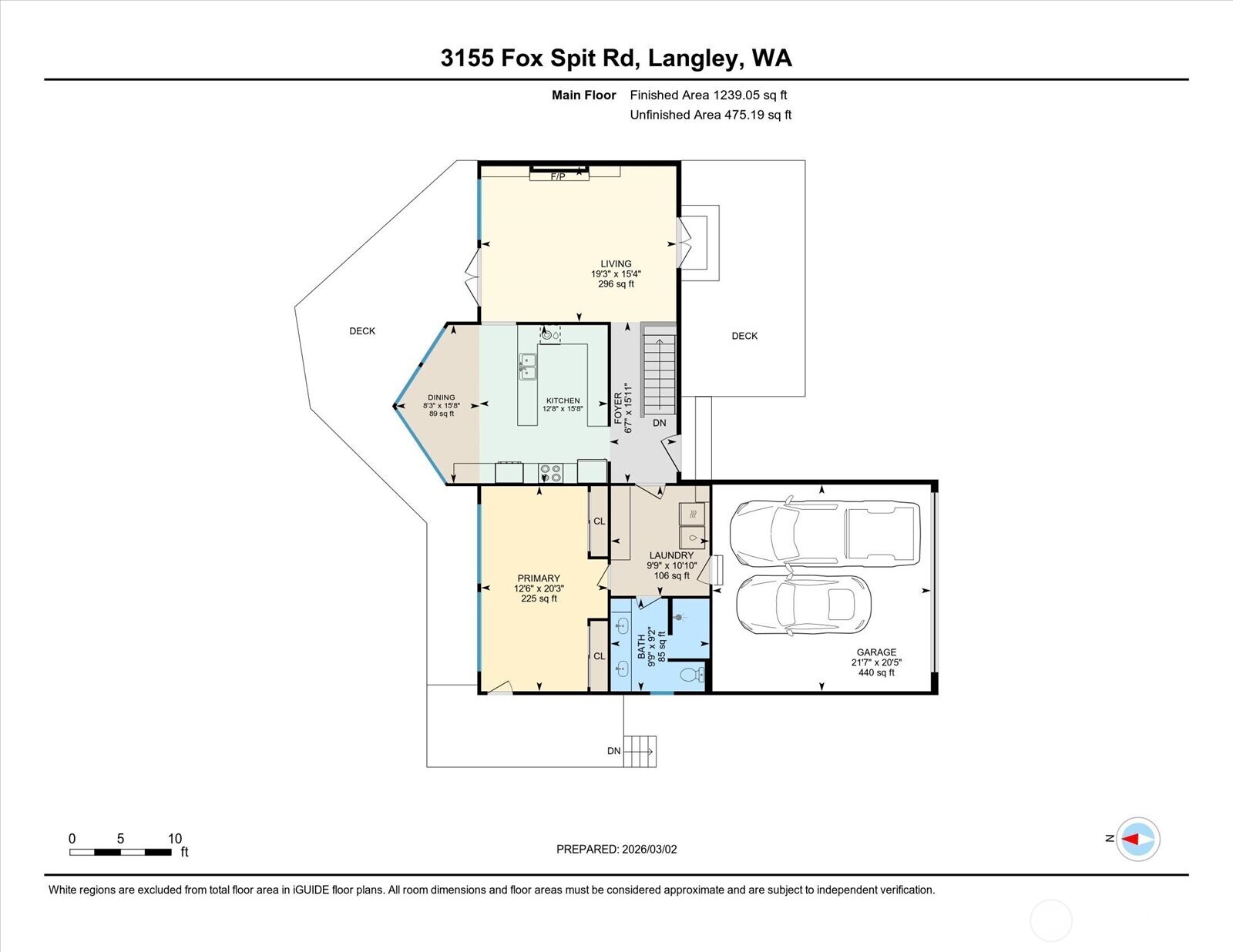 3155 Fox Spit Road , Langley, WA 98260