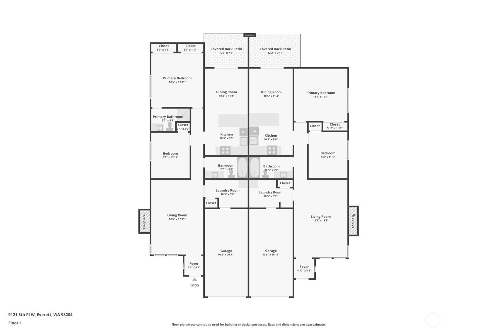 9121 5th Place W #A & B, Everett, WA 98204