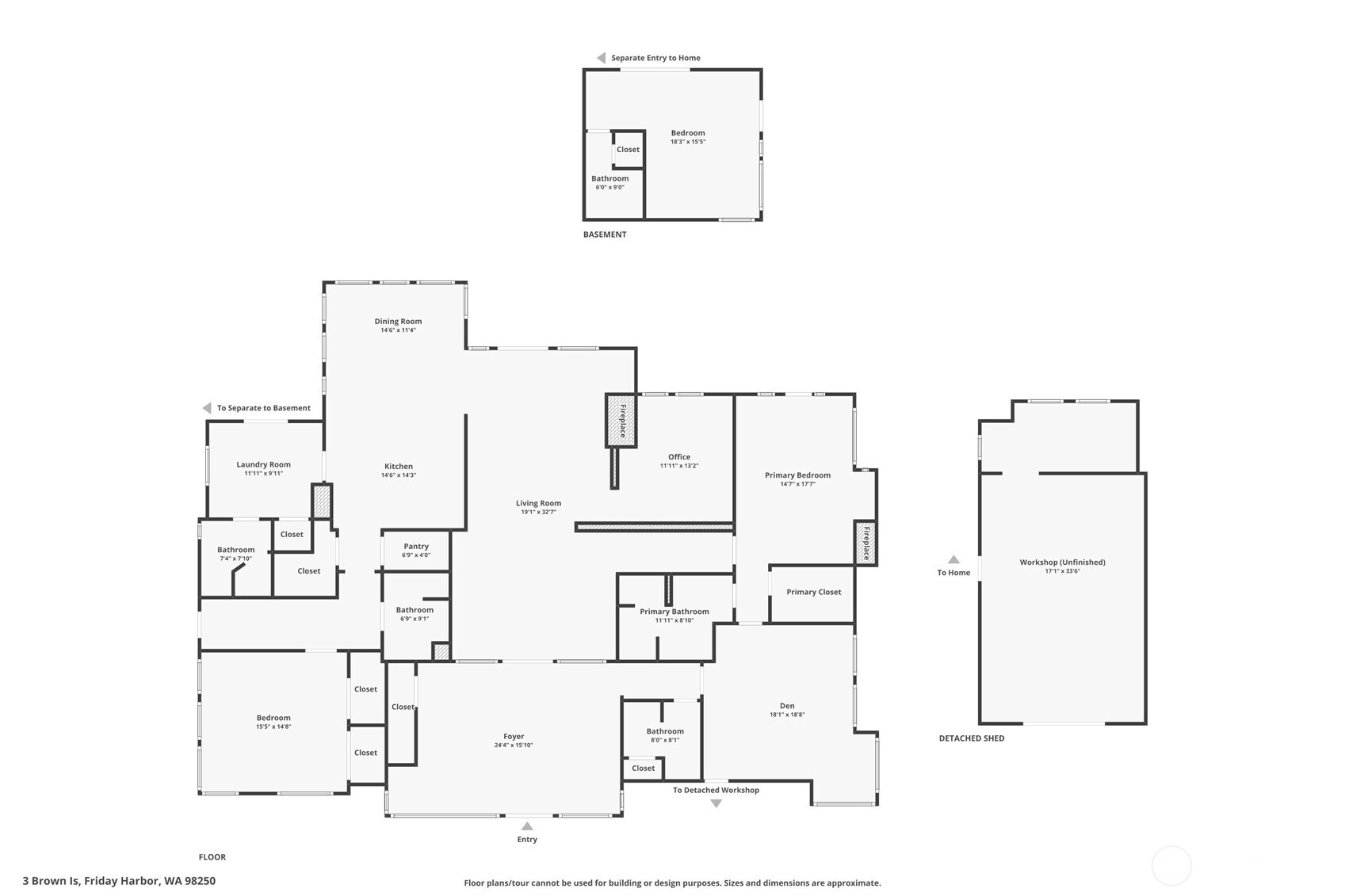 3 Brown Island , Friday Harbor, WA 98250