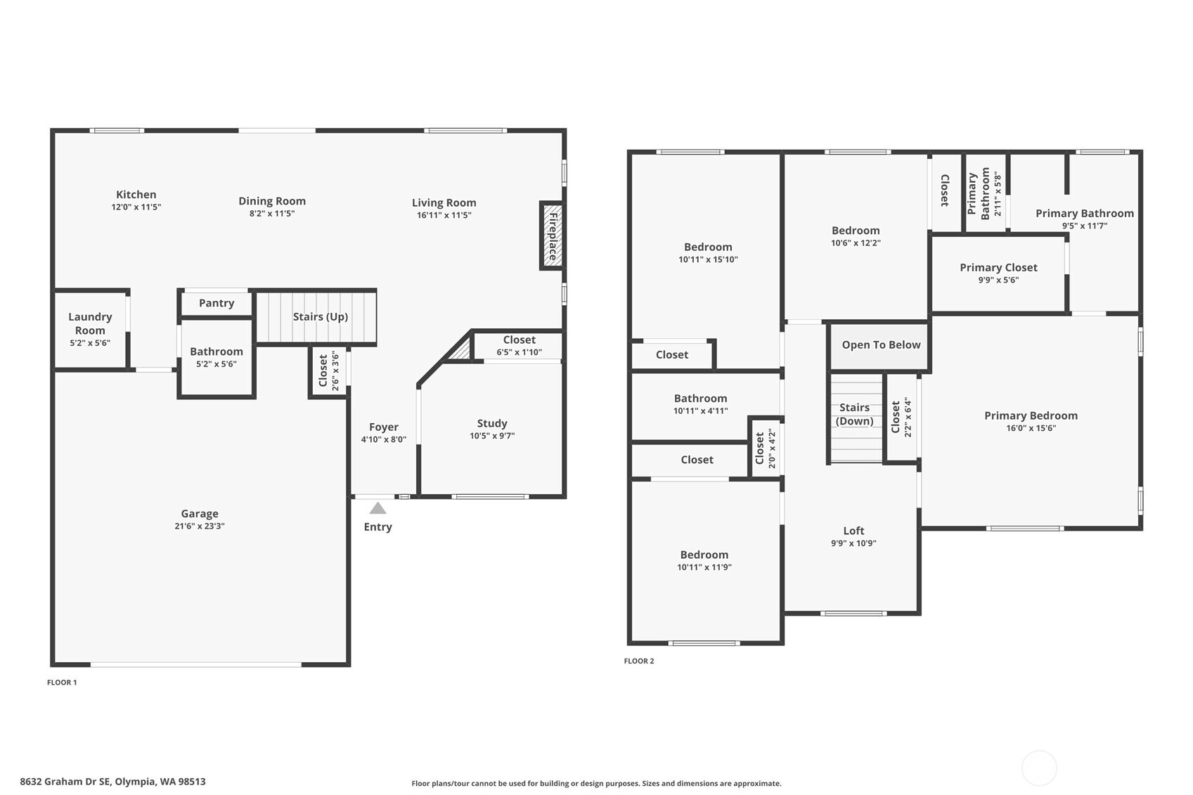 8632 Graham Drive SE, Olympia, WA 98513