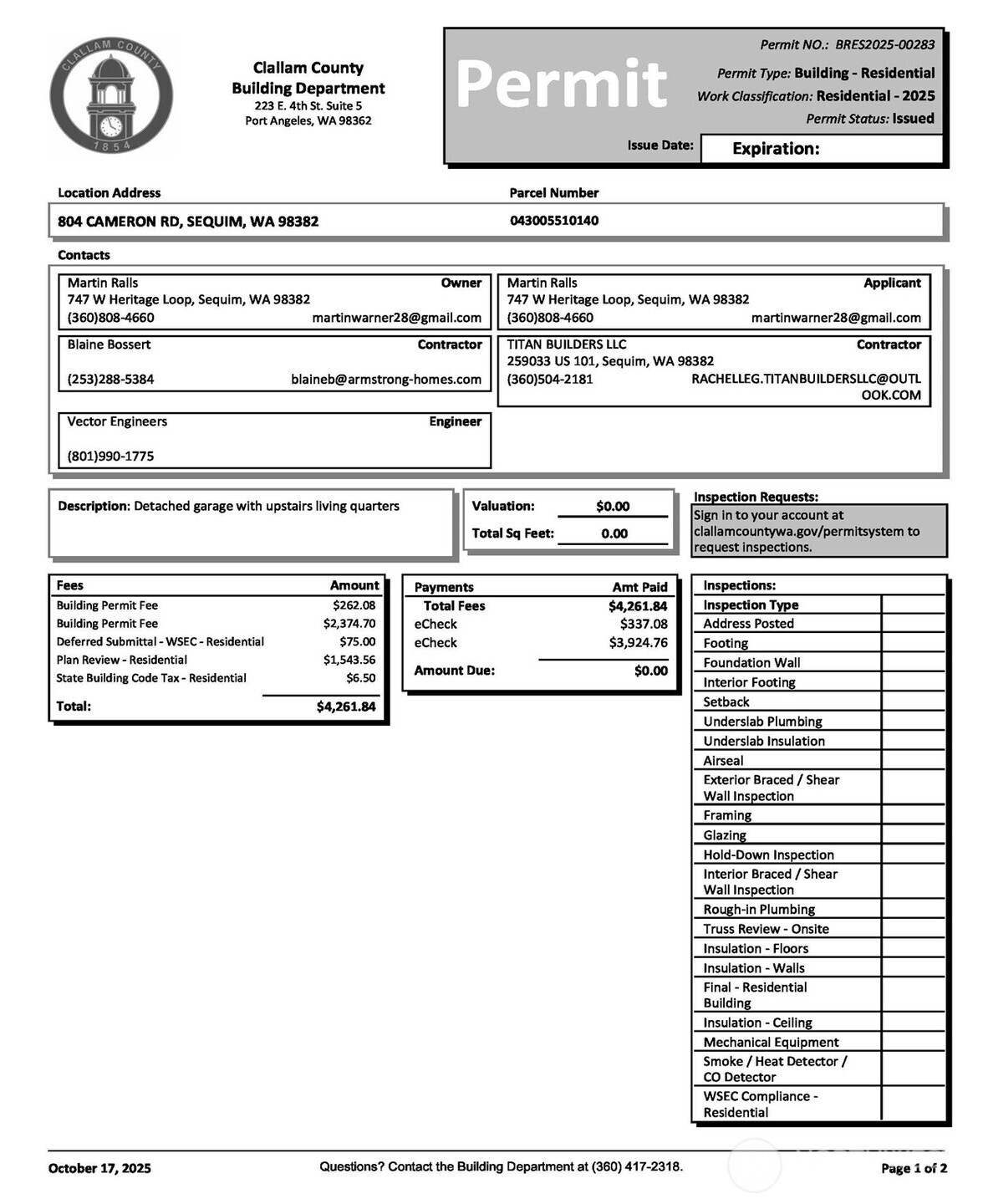 804 Cameron Road , Sequim, WA 98382