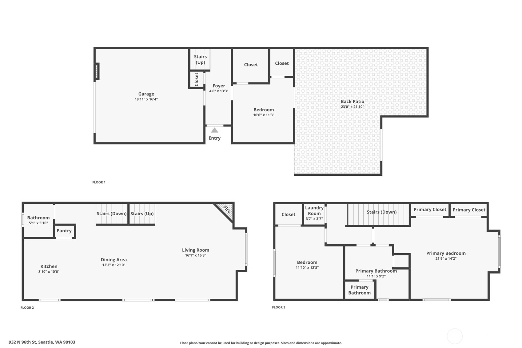 932 N 96th Street , Seattle, WA 98103