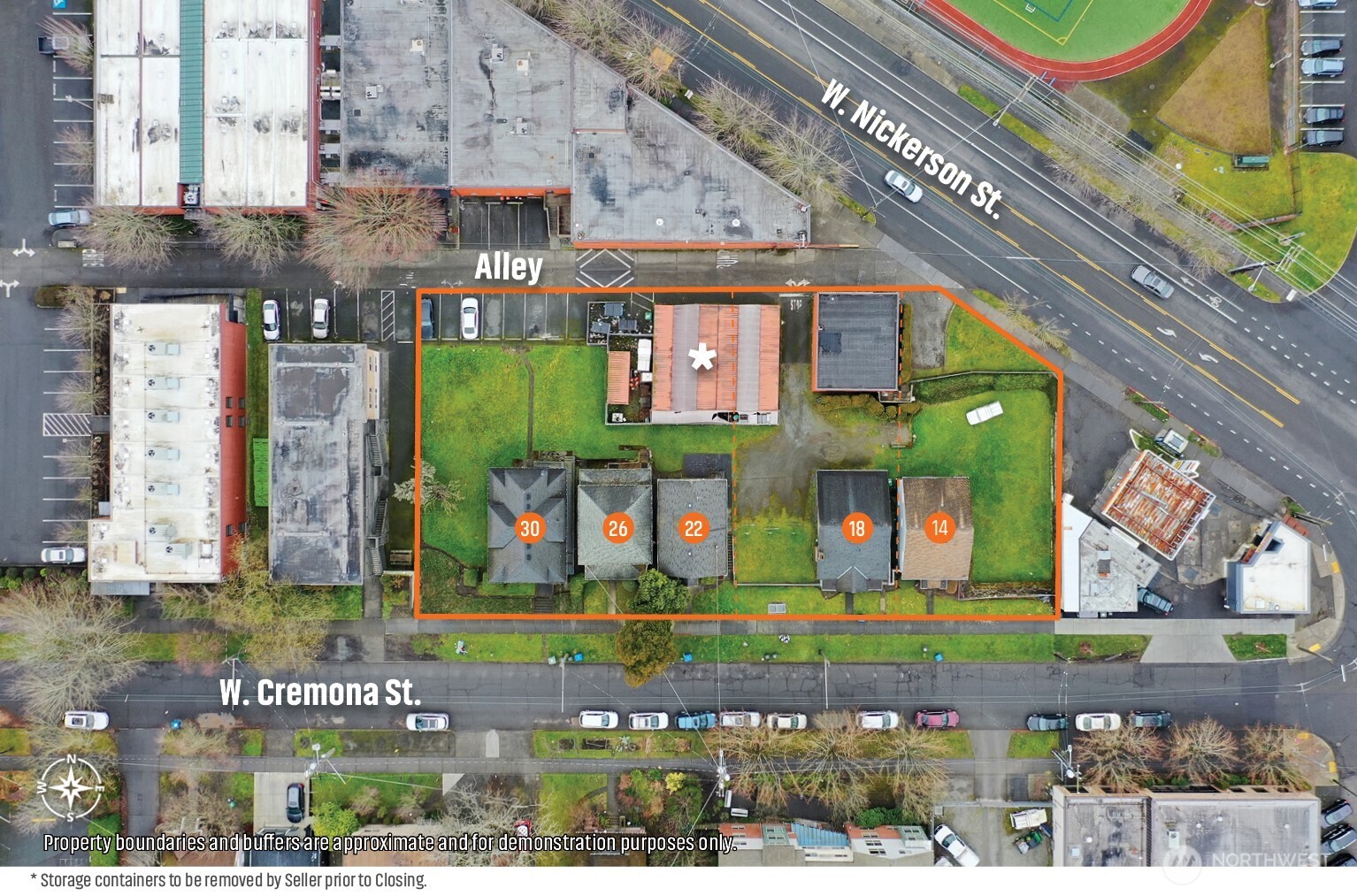 14 , 18, 22-30 W Cremona St , Seattle, WA 98119