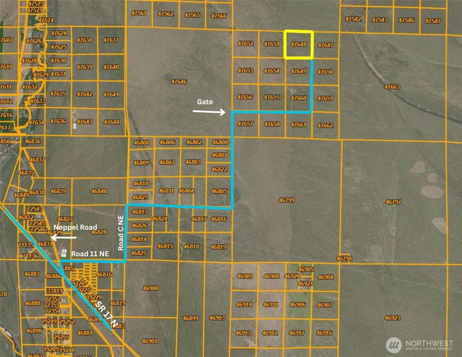 0 Parcel 161828001 , Ephrata, WA 98823