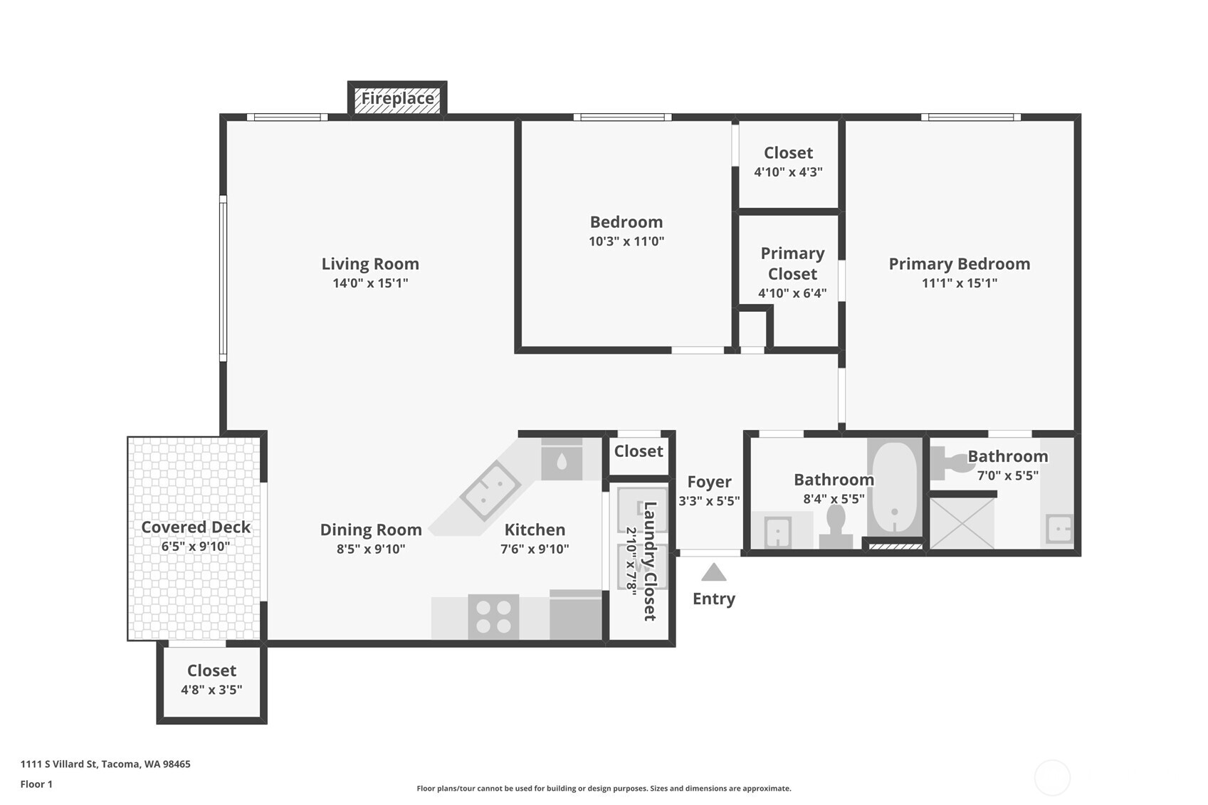 1111 S Villard Street #D25, Tacoma, WA 98465-2417