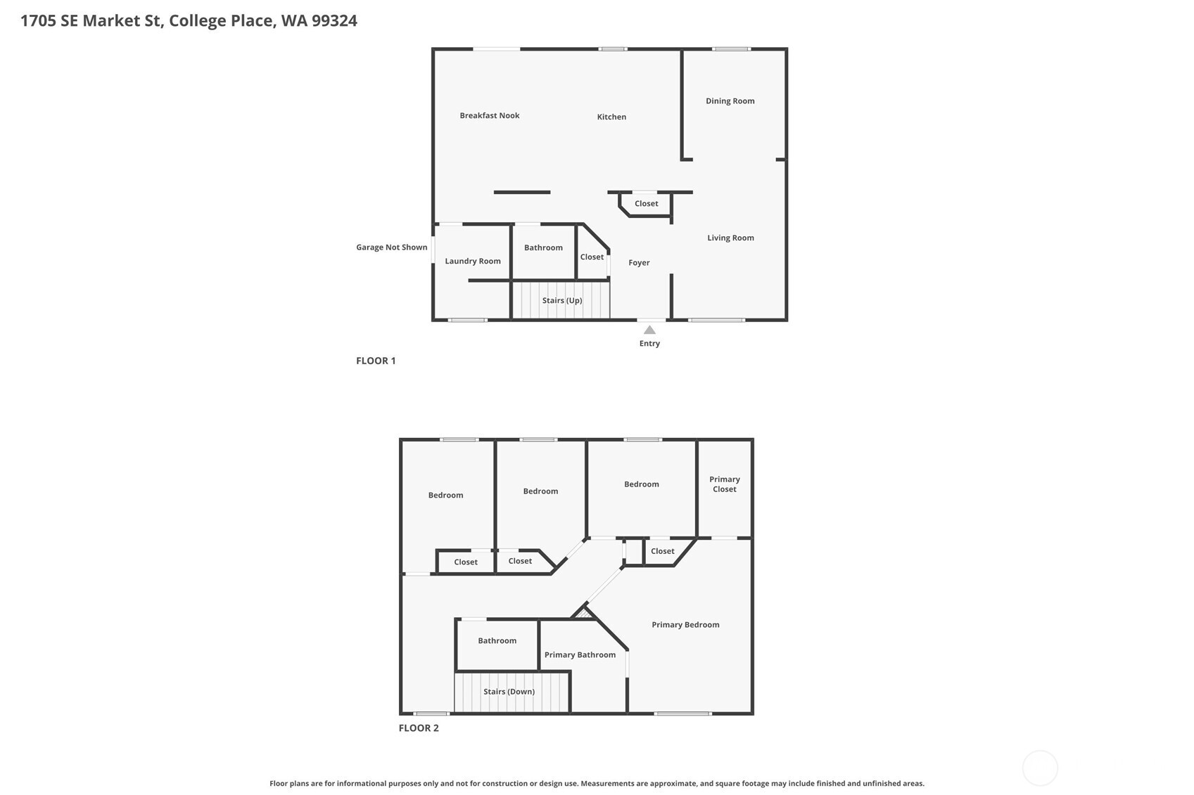 1705 SE Market Street , College Place, WA 99324