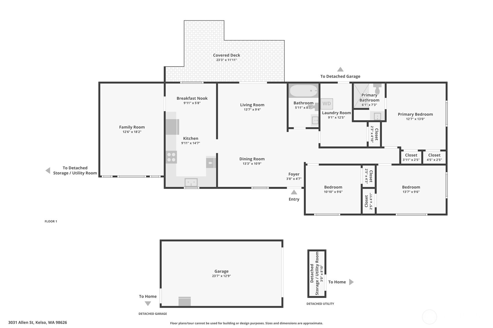 3031 Allen Street , Kelso, WA 98626