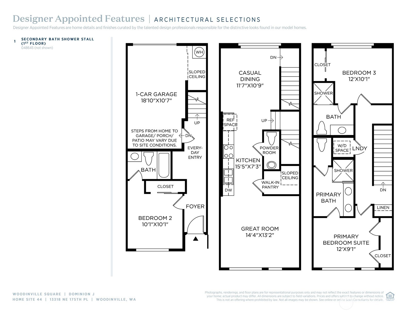 13318 (Site44) NE 175th Place , Woodinville, WA 98072