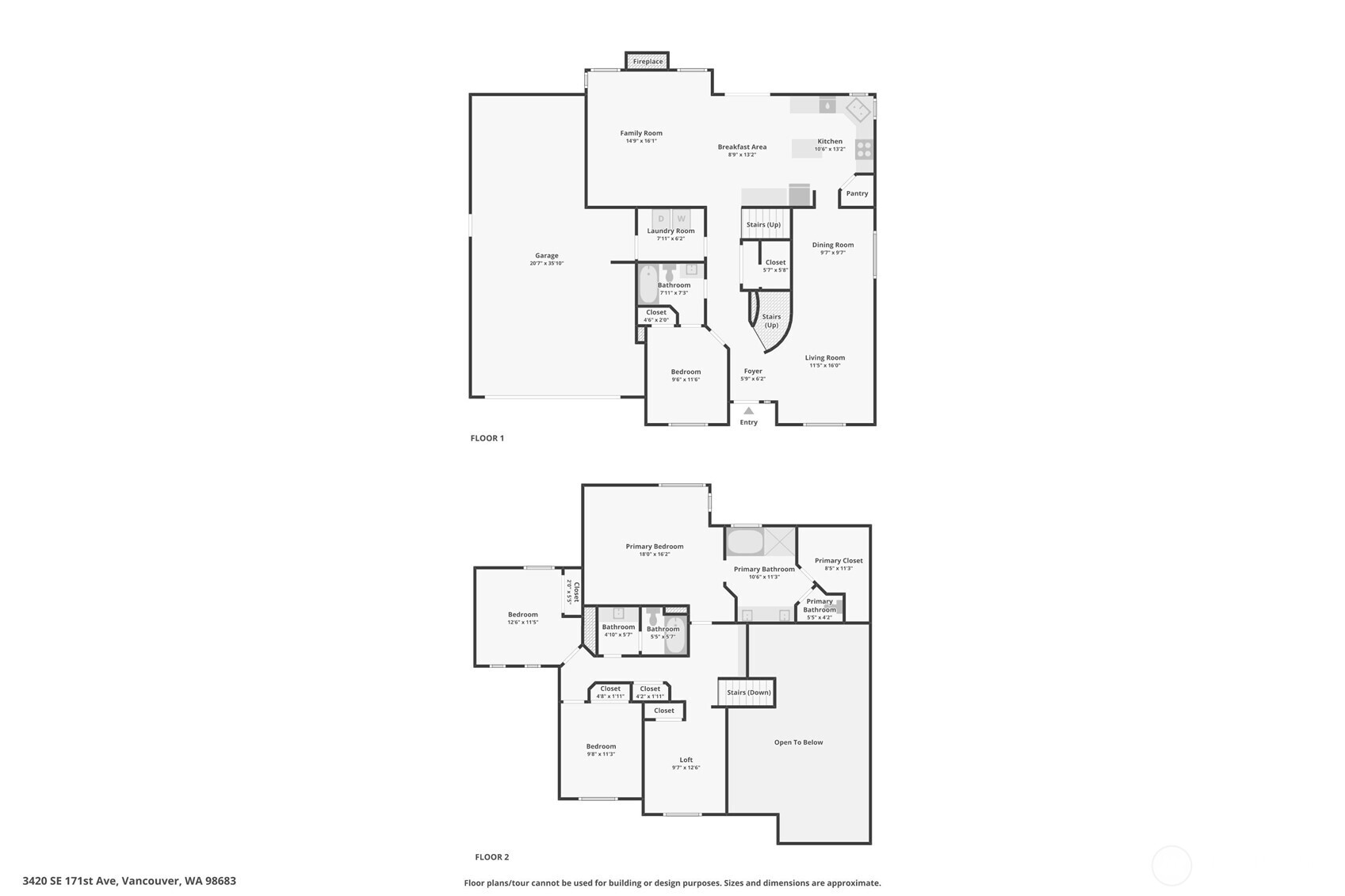 3420 SE 171st Street , Vancouver, WA 98683