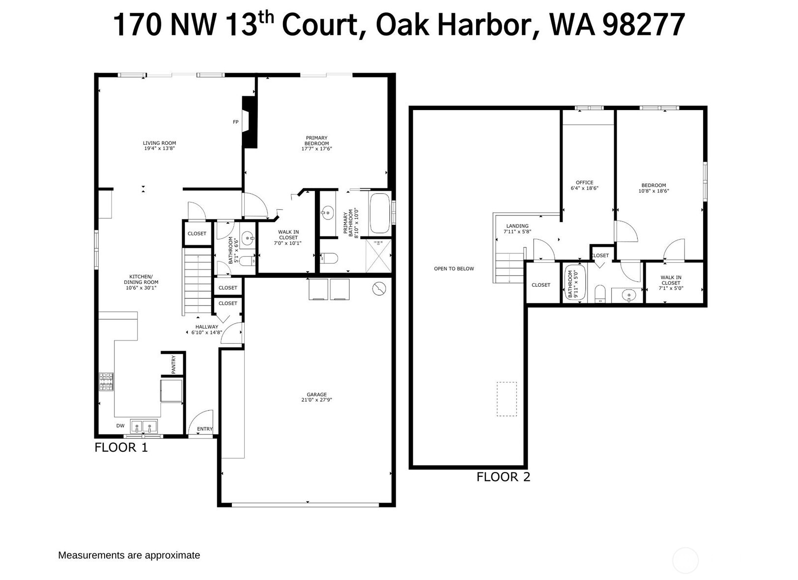 170 NW 13th Court , Oak Harbor, WA 98277