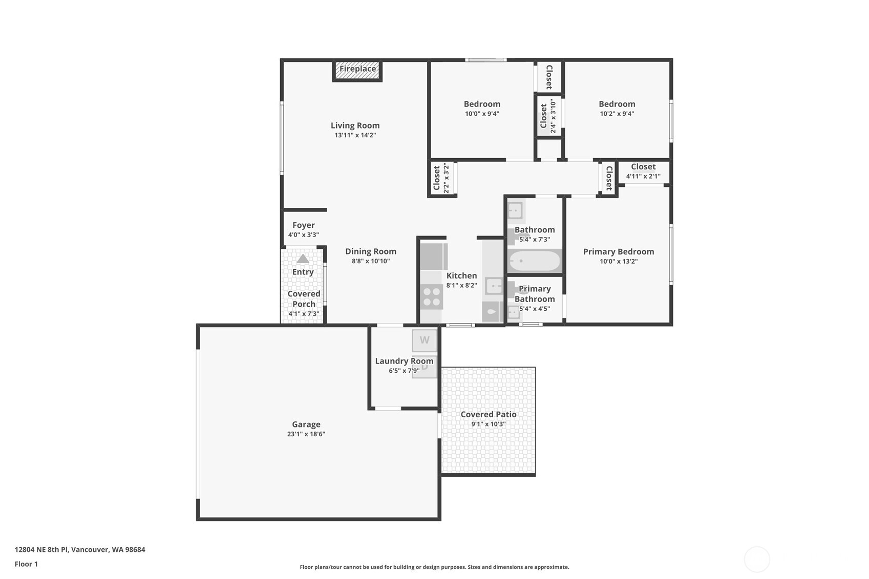 12804 NE 8th Place , Vancouver, WA 98684