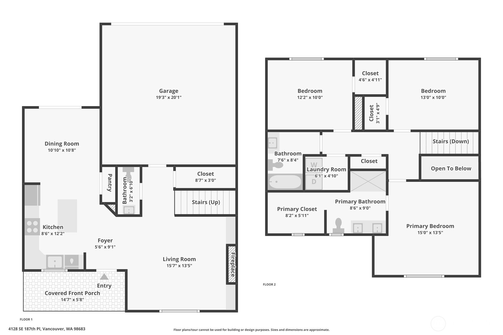 4128 SE 187th Place , Vancouver, WA 98683