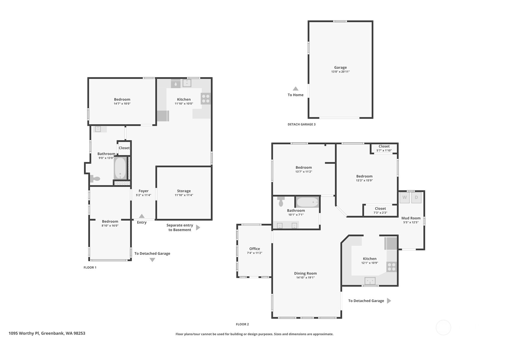 1095 Worthy Place , Greenbank, WA 98253