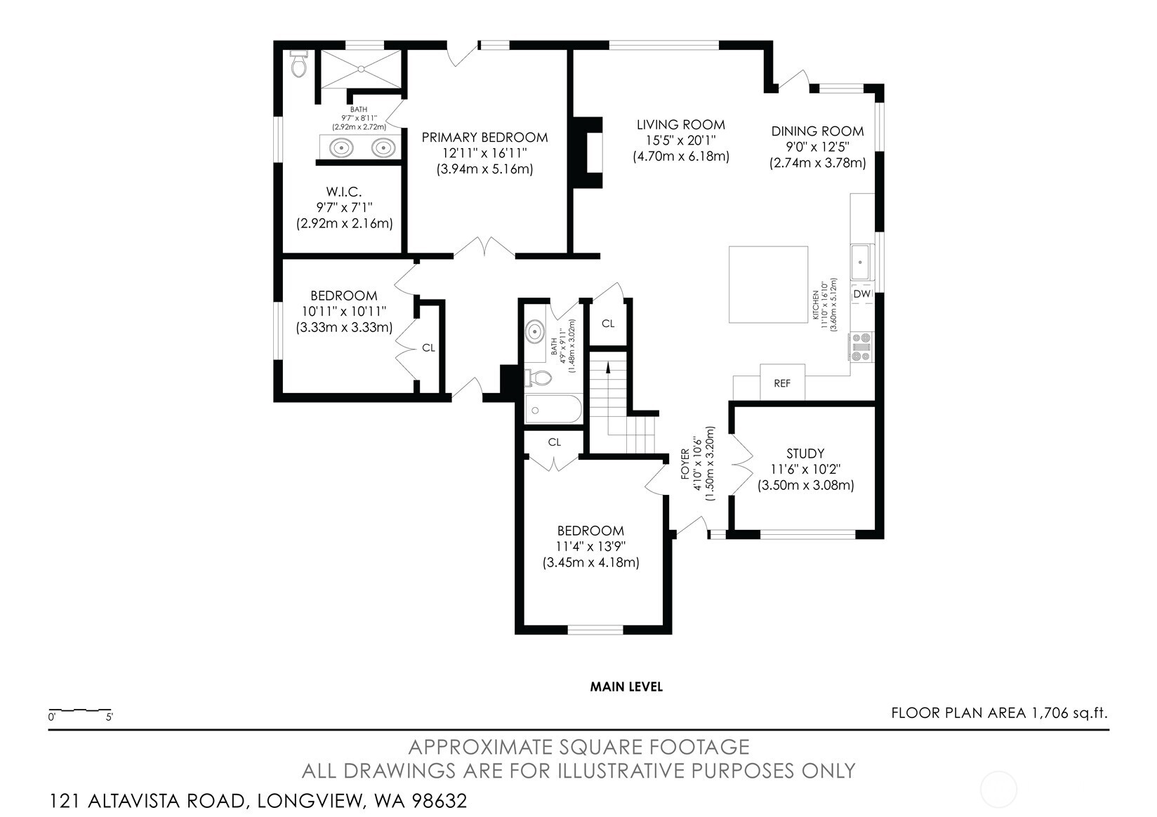 121 Alta Vista Road , Longview, WA 98632