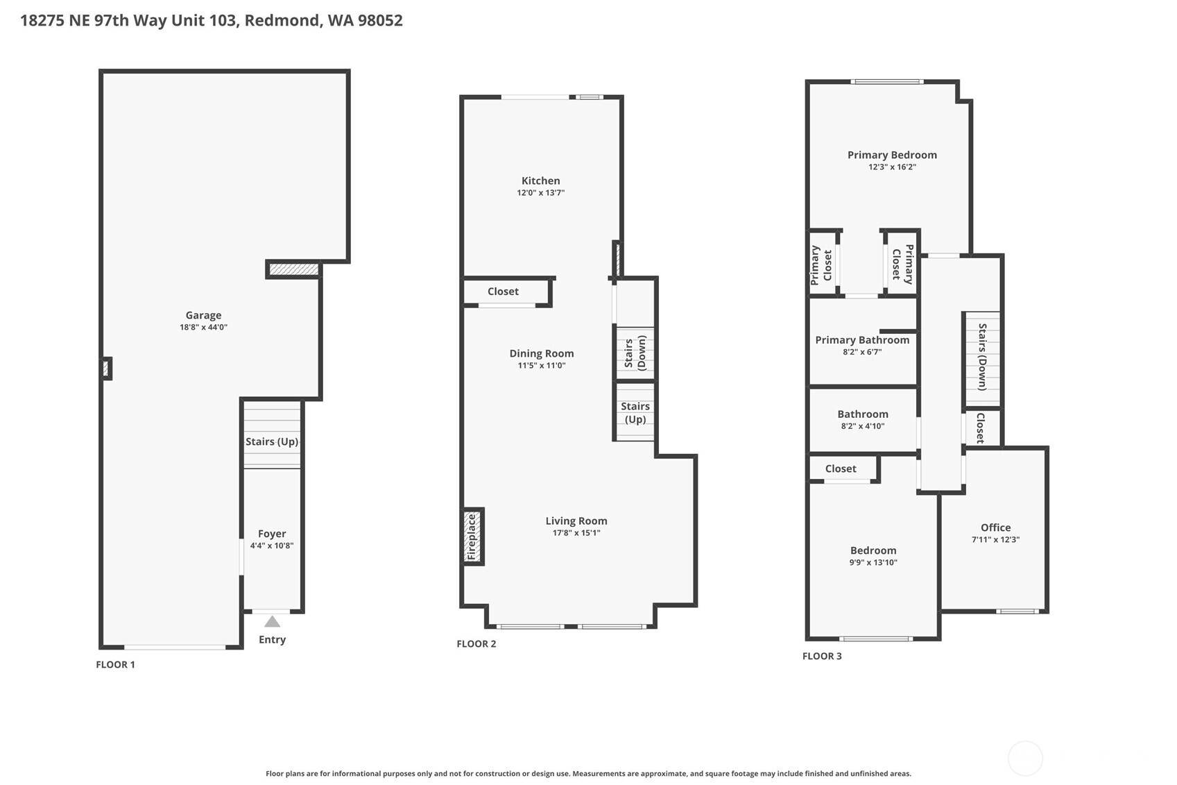 18275 NE 97th Way #103, Redmond, WA 98052