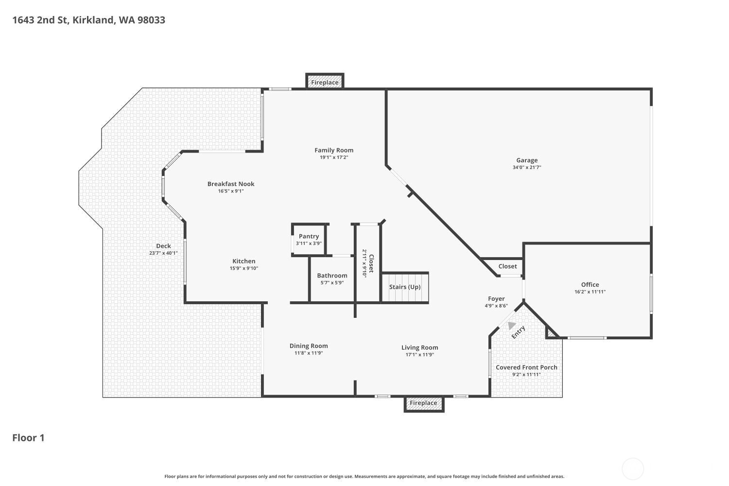 1643 2nd Street , Kirkland, WA 98033