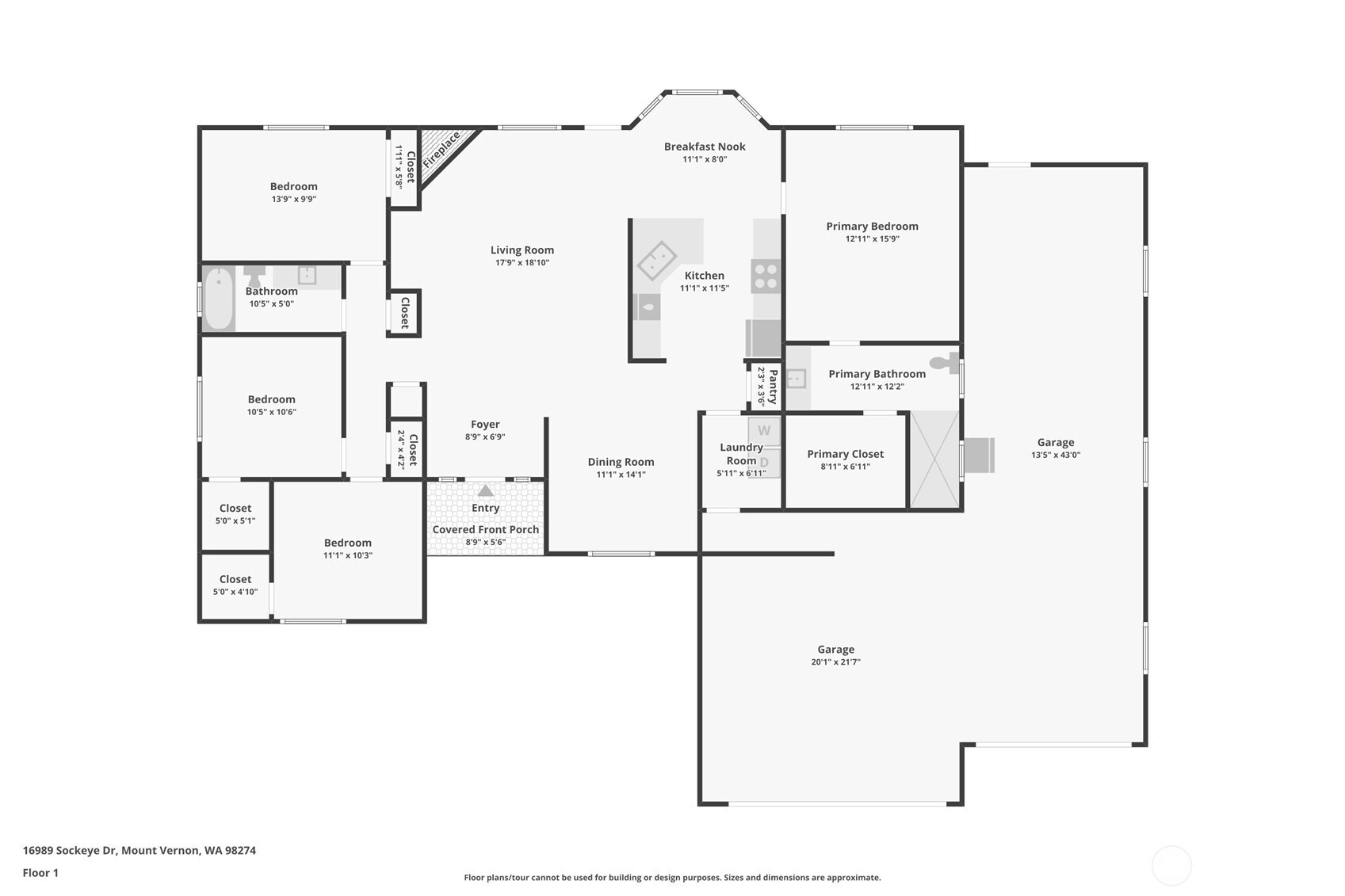 16989 Sockeye Drive , Mount Vernon, WA 98274