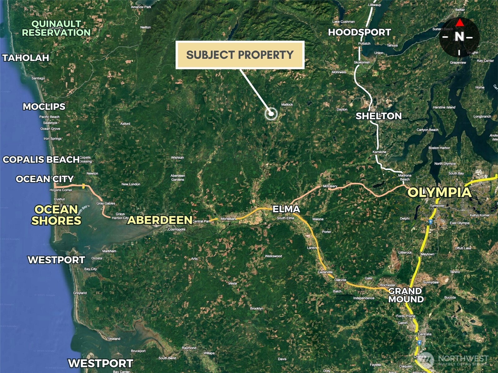 981 W Homer Adams Road , Elma, WA 98541